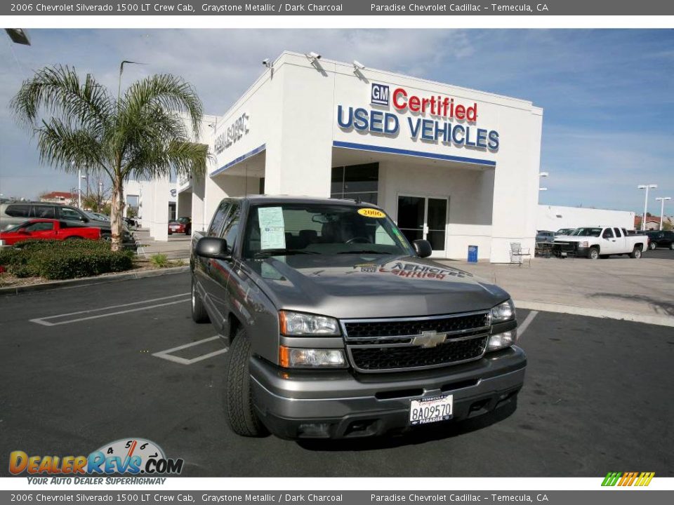 2006 Chevrolet Silverado 1500 LT Crew Cab Graystone Metallic / Dark Charcoal Photo #2