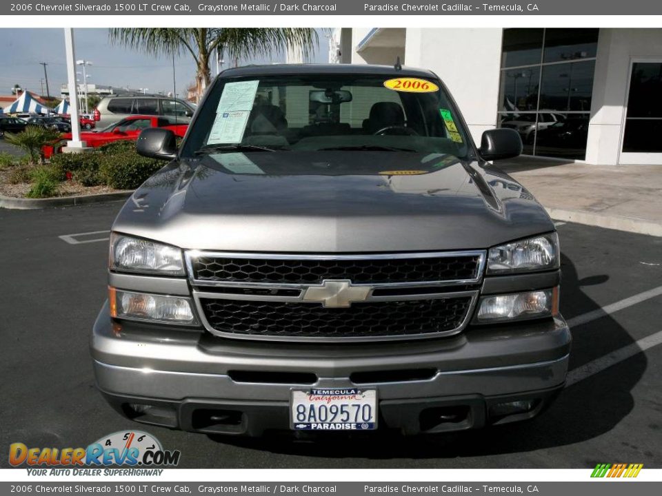 2006 Chevrolet Silverado 1500 LT Crew Cab Graystone Metallic / Dark Charcoal Photo #3