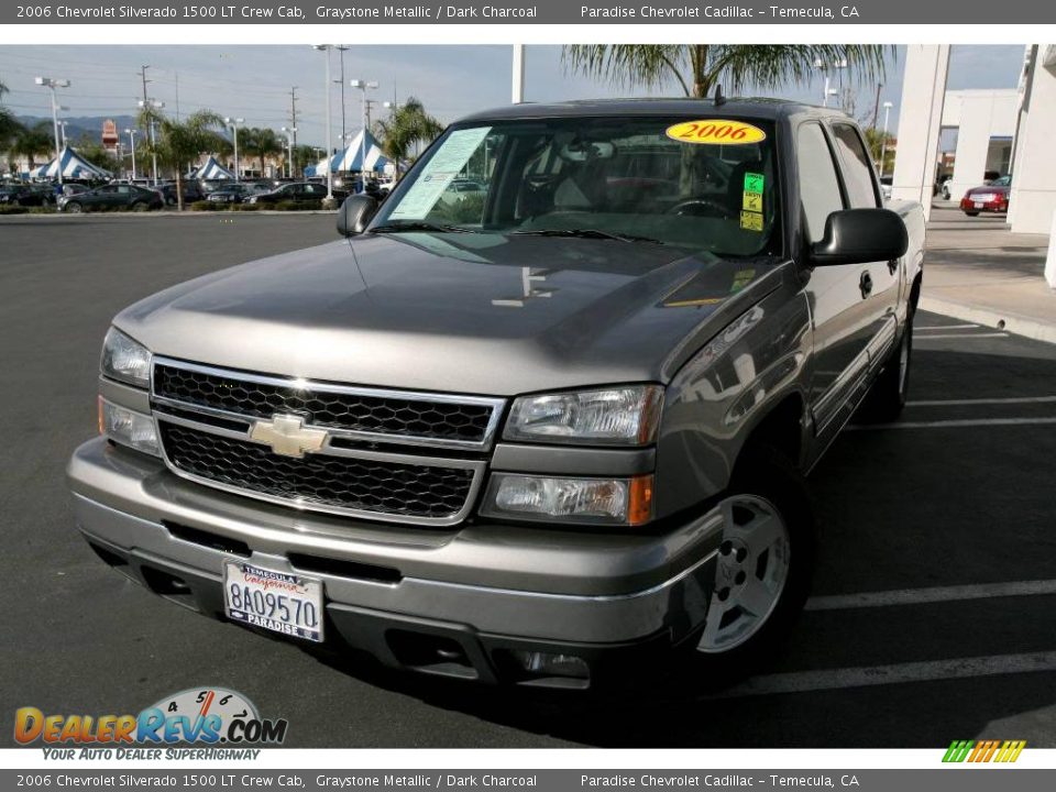 2006 Chevrolet Silverado 1500 LT Crew Cab Graystone Metallic / Dark Charcoal Photo #4
