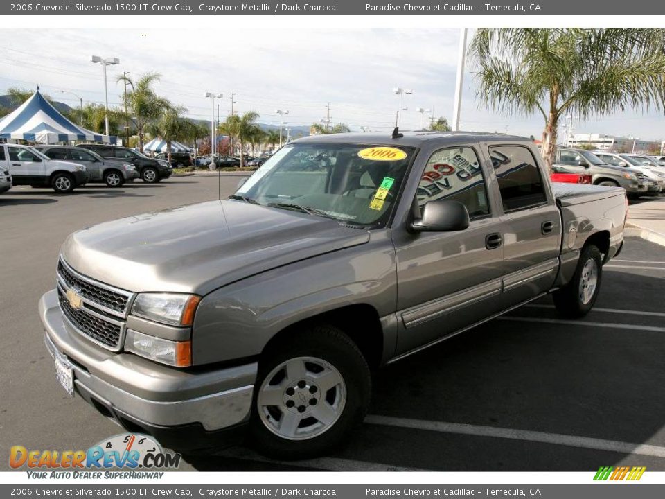 2006 Chevrolet Silverado 1500 LT Crew Cab Graystone Metallic / Dark Charcoal Photo #5