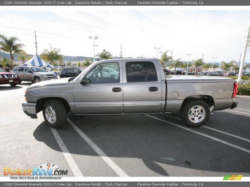 2006 Chevrolet Silverado 1500 LT Crew Cab Graystone Metallic / Dark Charcoal Photo #6