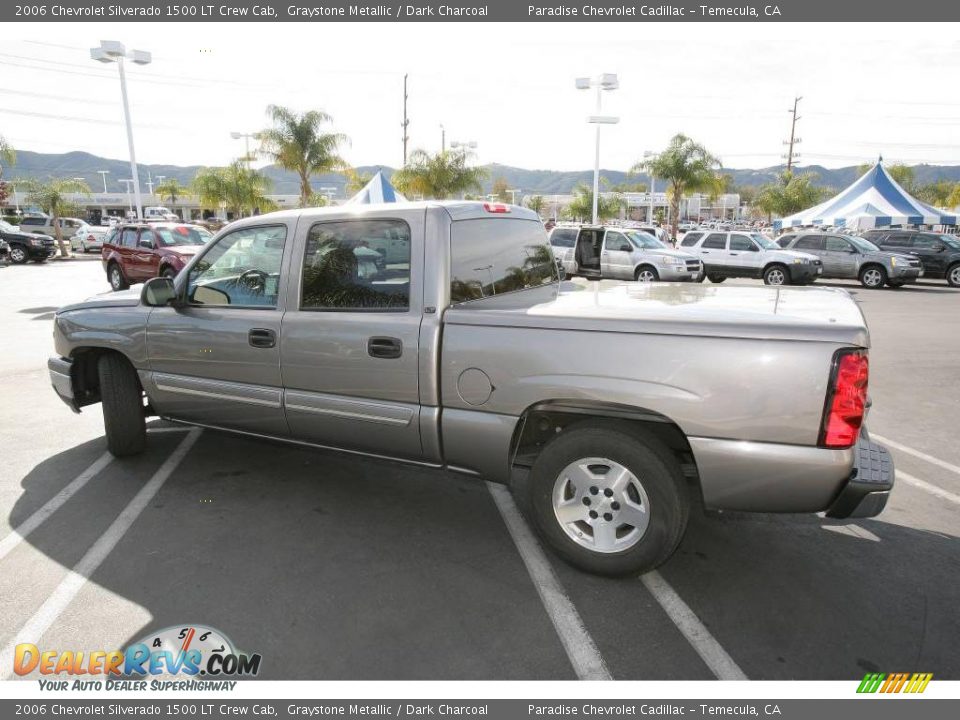 2006 Chevrolet Silverado 1500 LT Crew Cab Graystone Metallic / Dark Charcoal Photo #7