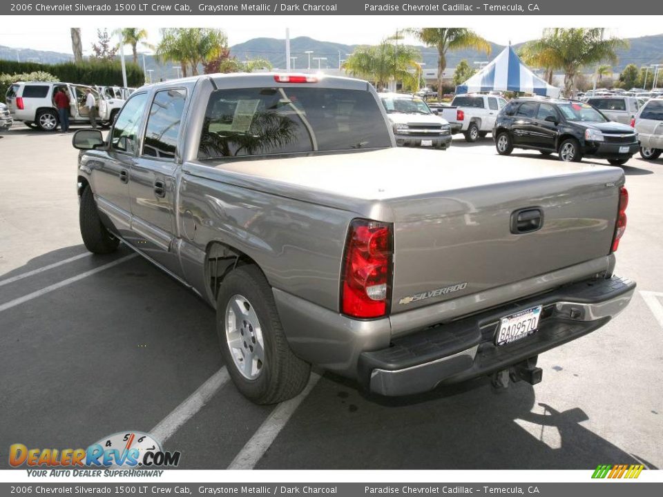 2006 Chevrolet Silverado 1500 LT Crew Cab Graystone Metallic / Dark Charcoal Photo #8