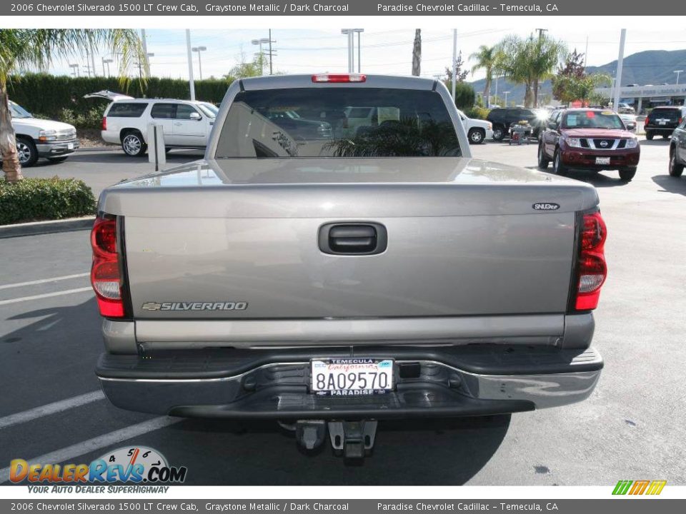 2006 Chevrolet Silverado 1500 LT Crew Cab Graystone Metallic / Dark Charcoal Photo #9