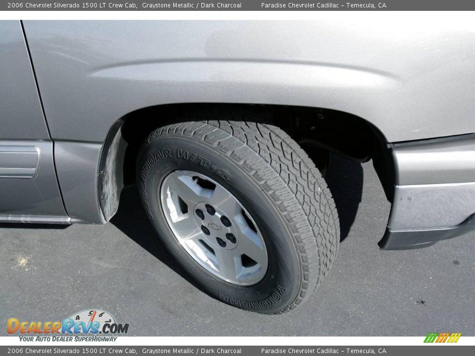2006 Chevrolet Silverado 1500 LT Crew Cab Graystone Metallic / Dark Charcoal Photo #13