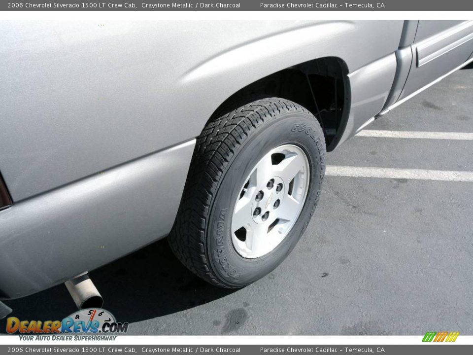 2006 Chevrolet Silverado 1500 LT Crew Cab Graystone Metallic / Dark Charcoal Photo #14