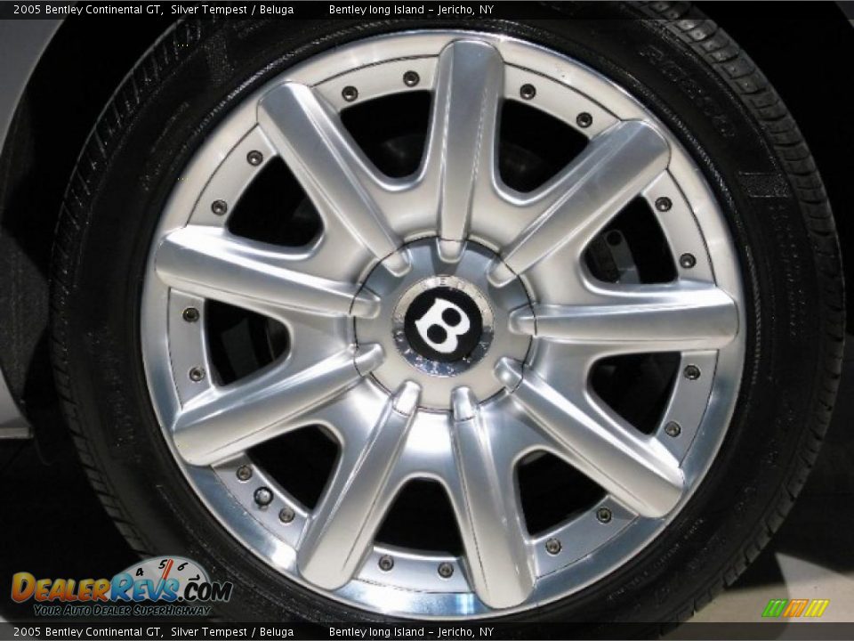 2005 Bentley Continental GT Silver Tempest / Beluga Photo #14