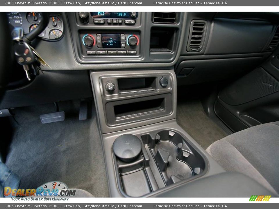 2006 Chevrolet Silverado 1500 LT Crew Cab Graystone Metallic / Dark Charcoal Photo #22