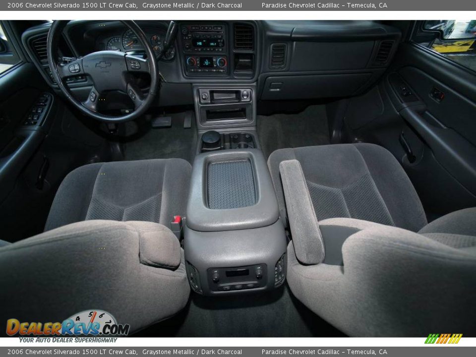 2006 Chevrolet Silverado 1500 LT Crew Cab Graystone Metallic / Dark Charcoal Photo #26