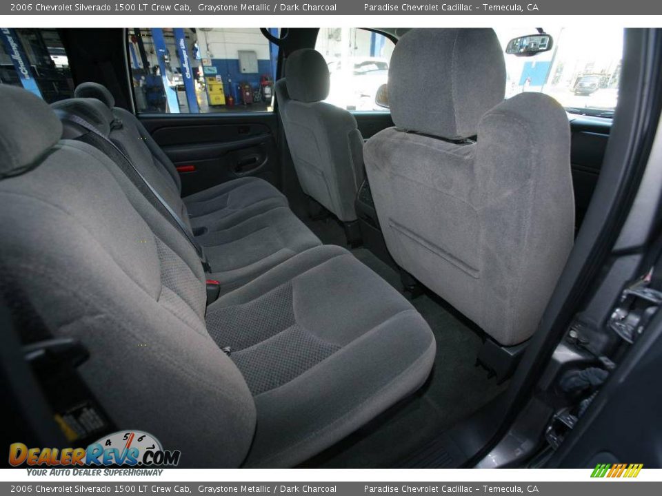 2006 Chevrolet Silverado 1500 LT Crew Cab Graystone Metallic / Dark Charcoal Photo #27