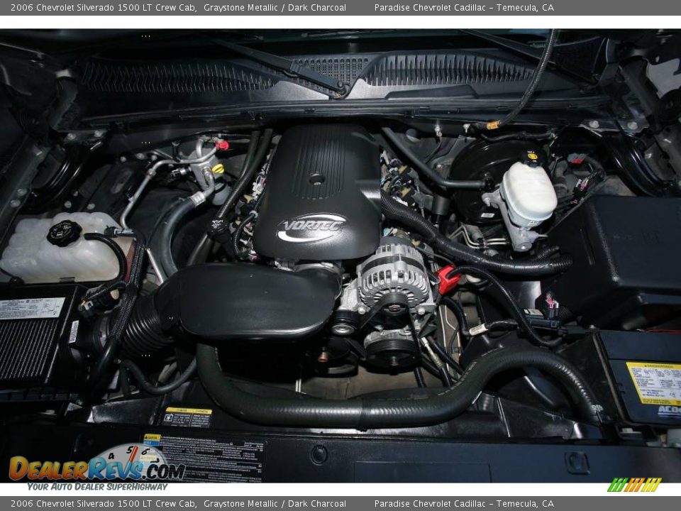 2006 Chevrolet Silverado 1500 LT Crew Cab Graystone Metallic / Dark Charcoal Photo #30
