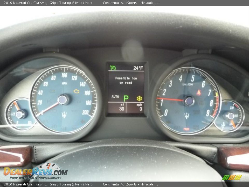2010 Maserati GranTurismo Grigio Touring (Silver) / Nero Photo #15