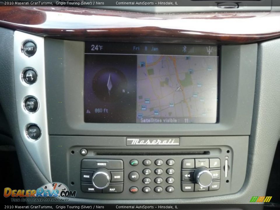 2010 Maserati GranTurismo Grigio Touring (Silver) / Nero Photo #16