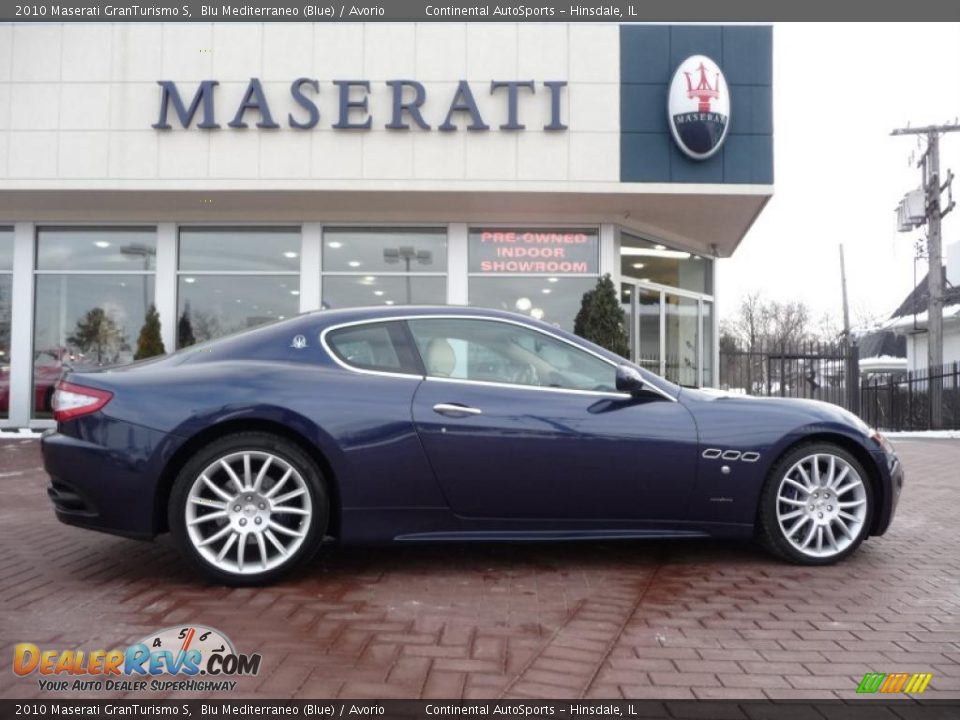 2010 Maserati GranTurismo S Blu Mediterraneo (Blue) / Avorio Photo #1
