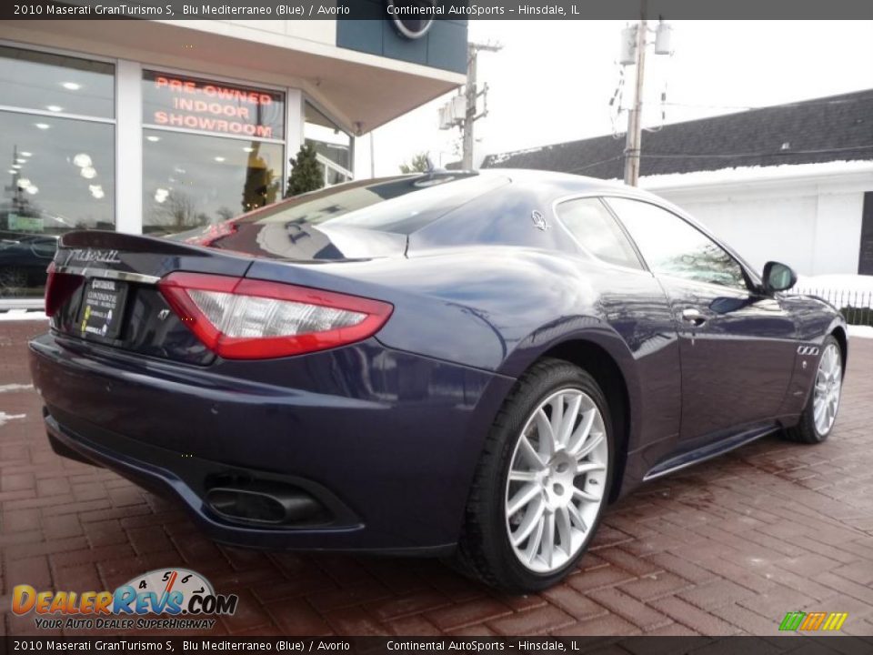 2010 Maserati GranTurismo S Blu Mediterraneo (Blue) / Avorio Photo #2