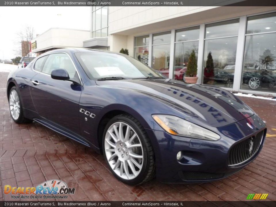 2010 Maserati GranTurismo S Blu Mediterraneo (Blue) / Avorio Photo #3