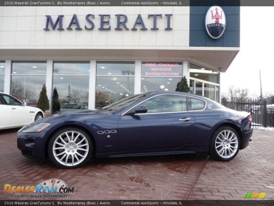 2010 Maserati GranTurismo S Blu Mediterraneo (Blue) / Avorio Photo #6