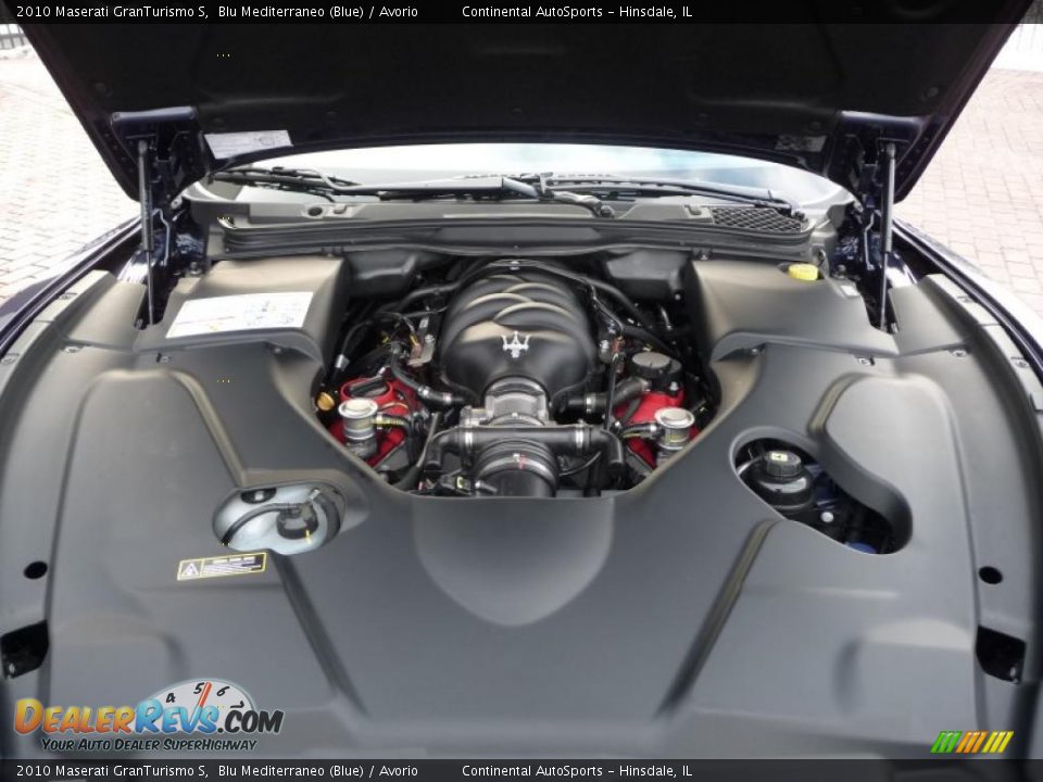 2010 Maserati GranTurismo S Blu Mediterraneo (Blue) / Avorio Photo #9