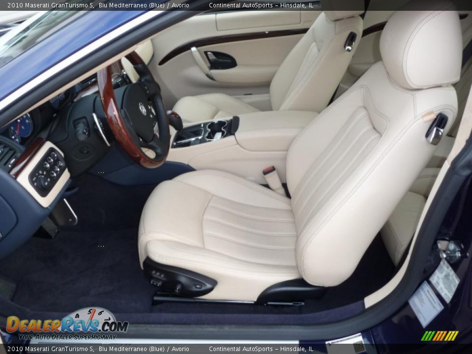 2010 Maserati GranTurismo S Blu Mediterraneo (Blue) / Avorio Photo #15