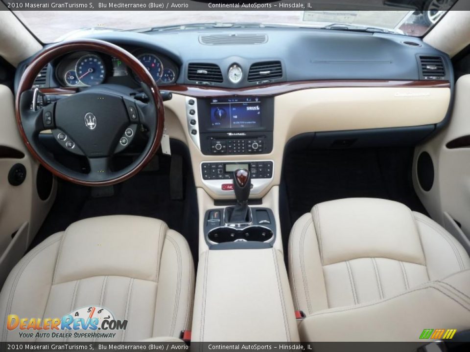 2010 Maserati GranTurismo S Blu Mediterraneo (Blue) / Avorio Photo #16