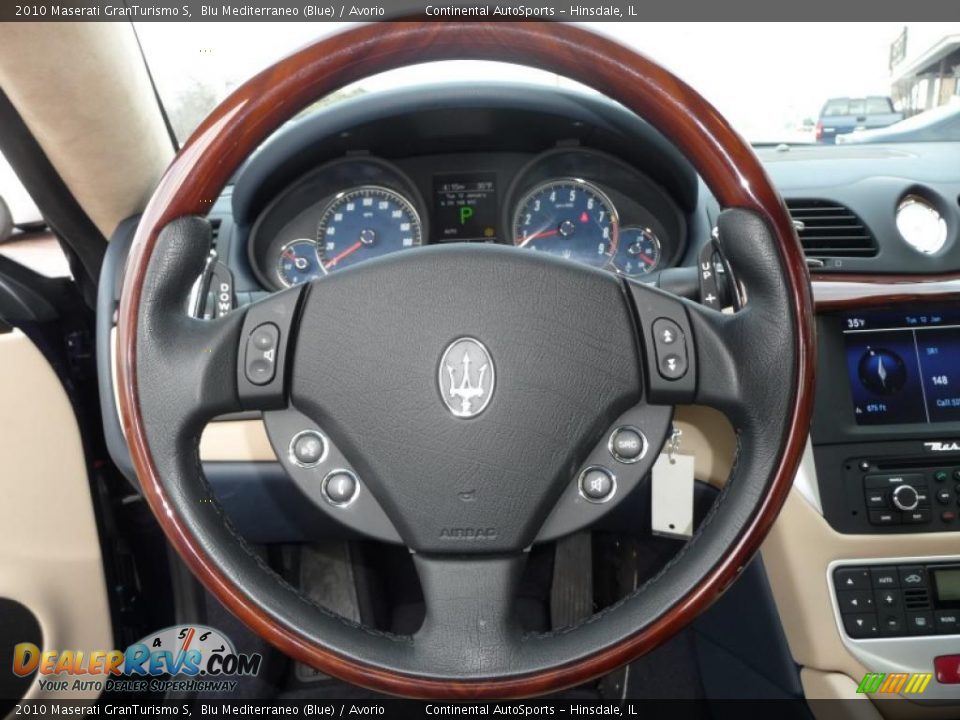 2010 Maserati GranTurismo S Blu Mediterraneo (Blue) / Avorio Photo #17