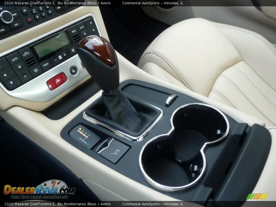 2010 Maserati GranTurismo S Blu Mediterraneo (Blue) / Avorio Photo #23