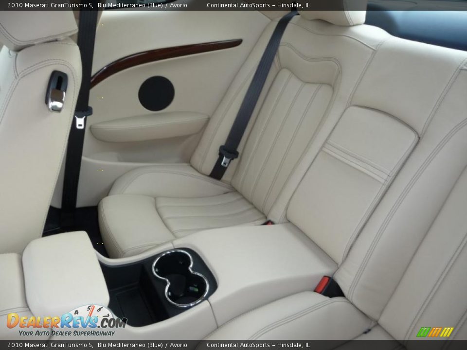 2010 Maserati GranTurismo S Blu Mediterraneo (Blue) / Avorio Photo #24