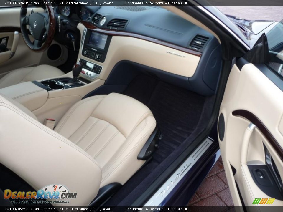 2010 Maserati GranTurismo S Blu Mediterraneo (Blue) / Avorio Photo #27