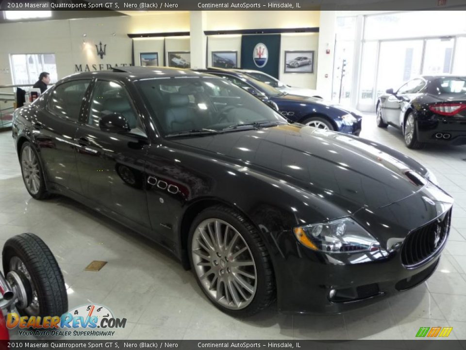 2010 Maserati Quattroporte Sport GT S Nero (Black) / Nero Photo #2