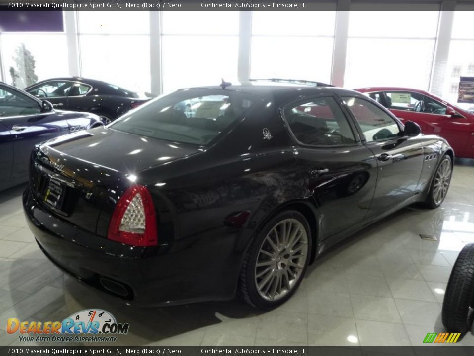 2010 Maserati Quattroporte Sport GT S Nero (Black) / Nero Photo #3
