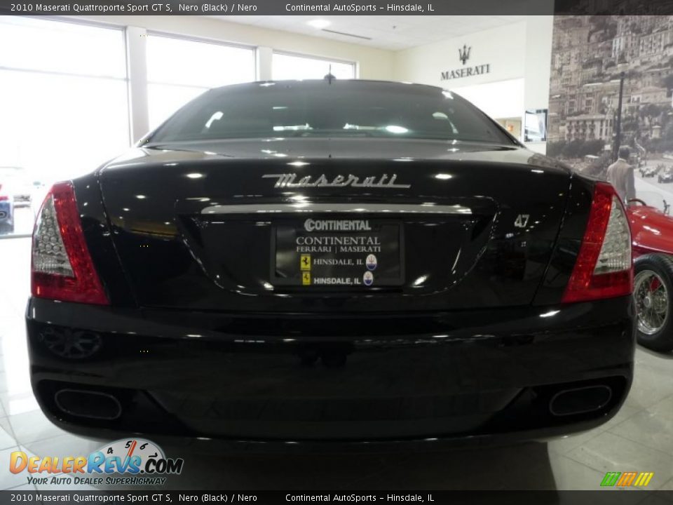 2010 Maserati Quattroporte Sport GT S Nero (Black) / Nero Photo #7