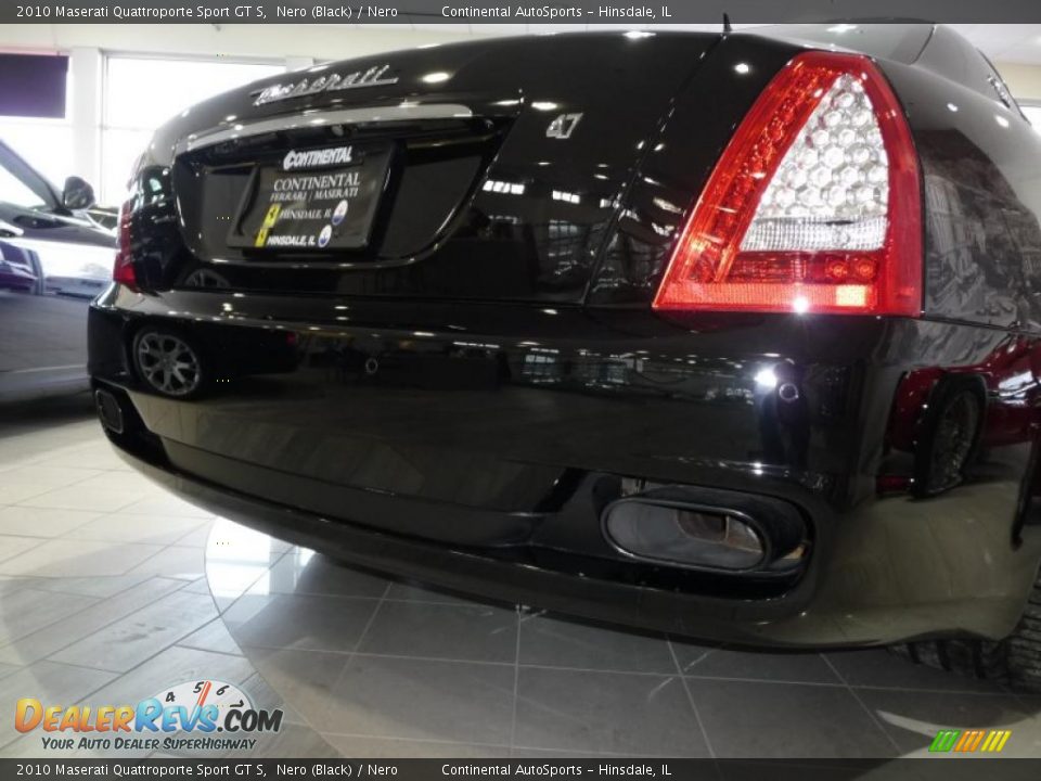 2010 Maserati Quattroporte Sport GT S Nero (Black) / Nero Photo #10