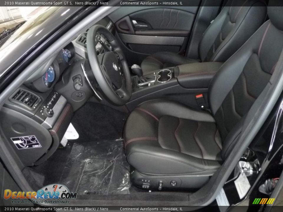 2010 Maserati Quattroporte Sport GT S Nero (Black) / Nero Photo #14