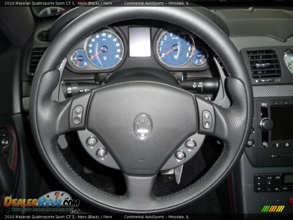 2010 Maserati Quattroporte Sport GT S Nero (Black) / Nero Photo #17