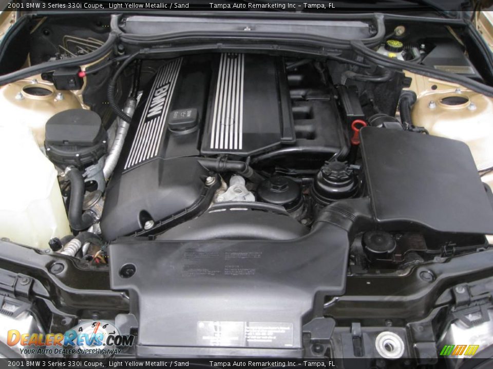 2001 BMW 3 Series 330i Coupe Light Yellow Metallic / Sand Photo #30