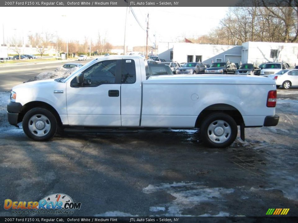 2007 Ford F150 XL Regular Cab Oxford White / Medium Flint Photo #3