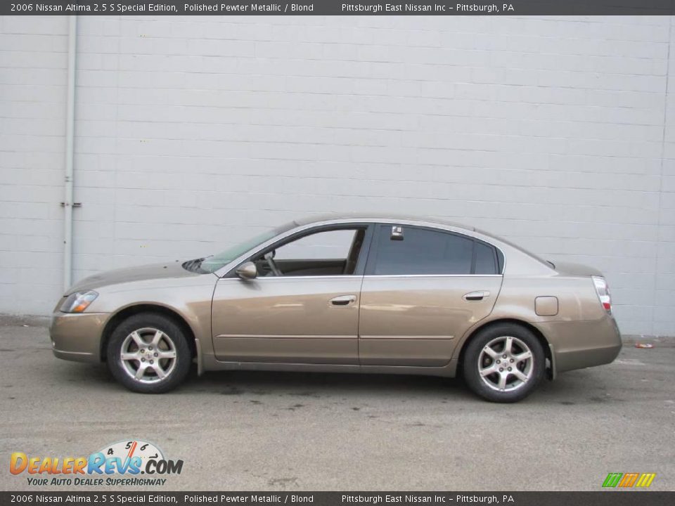 2006 Nissan Altima 2.5 S Special Edition Polished Pewter Metallic / Blond Photo #2