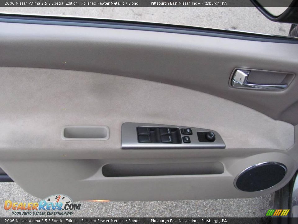 2006 Nissan Altima 2.5 S Special Edition Polished Pewter Metallic / Blond Photo #10