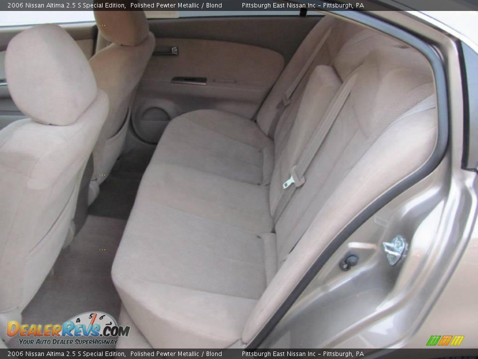 2006 Nissan Altima 2.5 S Special Edition Polished Pewter Metallic / Blond Photo #13