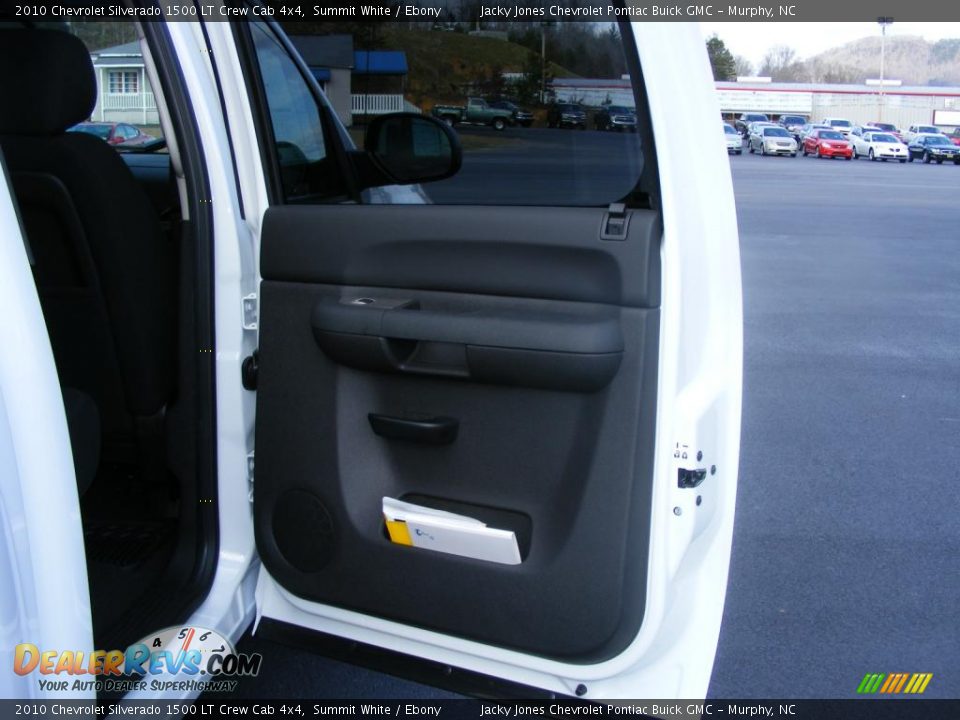 2010 Chevrolet Silverado 1500 LT Crew Cab 4x4 Summit White / Ebony Photo #4