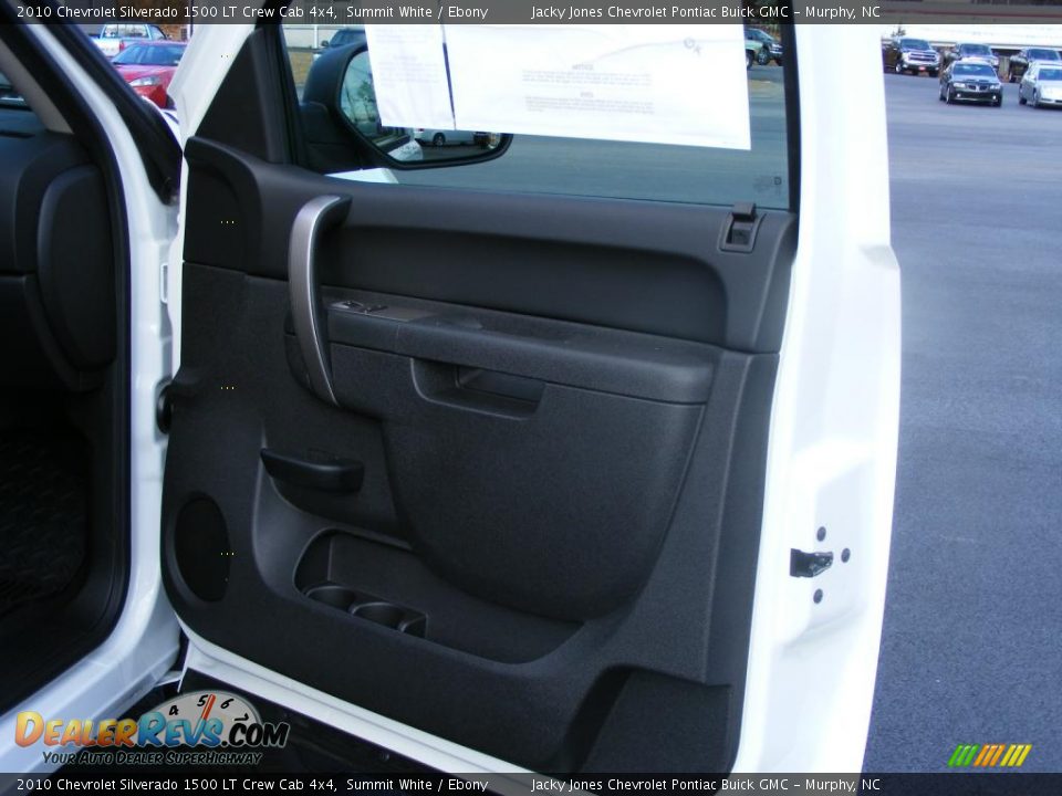 2010 Chevrolet Silverado 1500 LT Crew Cab 4x4 Summit White / Ebony Photo #6