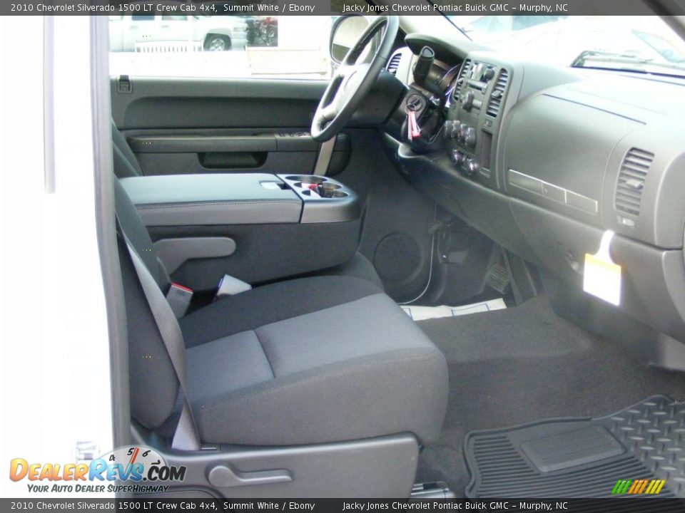 2010 Chevrolet Silverado 1500 LT Crew Cab 4x4 Summit White / Ebony Photo #7