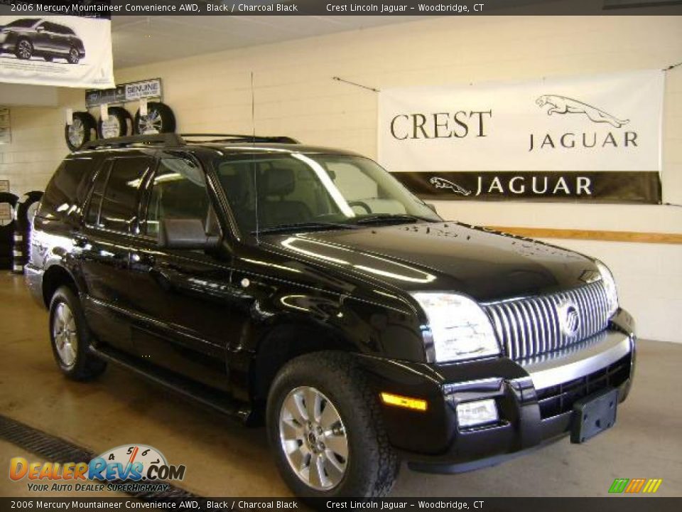 2006 Mercury Mountaineer Convenience AWD Black / Charcoal Black Photo #1