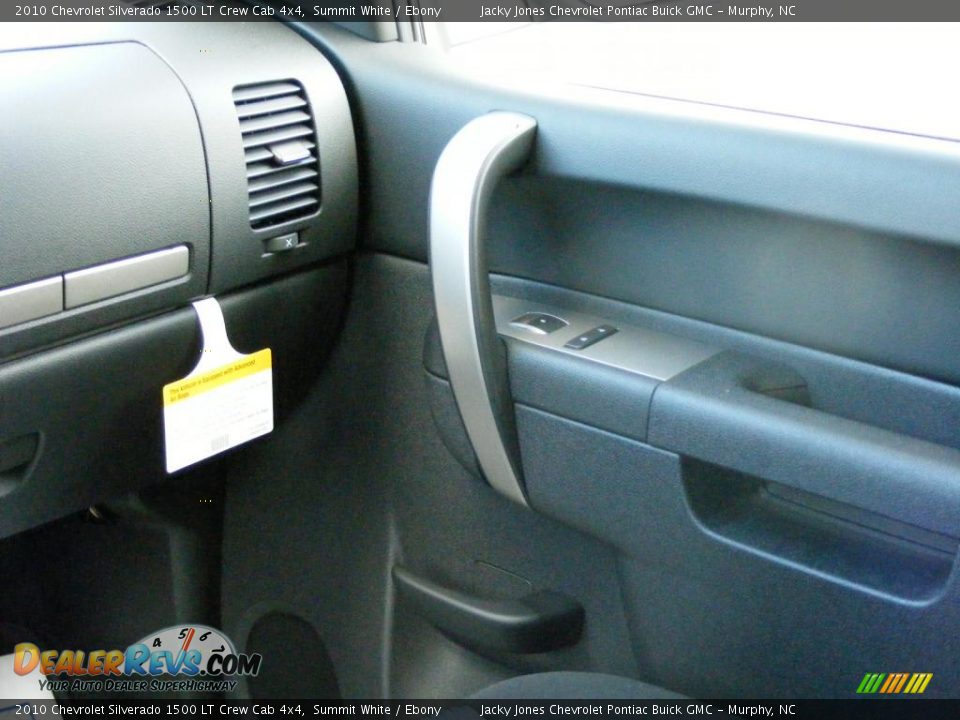 2010 Chevrolet Silverado 1500 LT Crew Cab 4x4 Summit White / Ebony Photo #13