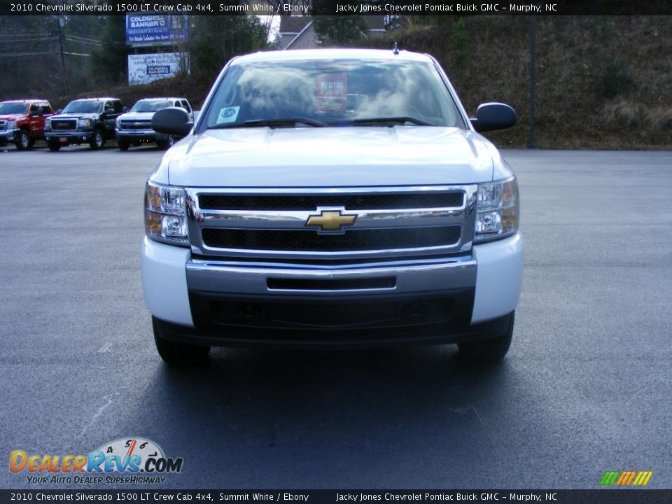 2010 Chevrolet Silverado 1500 LT Crew Cab 4x4 Summit White / Ebony Photo #14