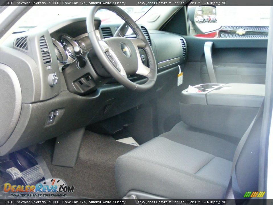 2010 Chevrolet Silverado 1500 LT Crew Cab 4x4 Summit White / Ebony Photo #20