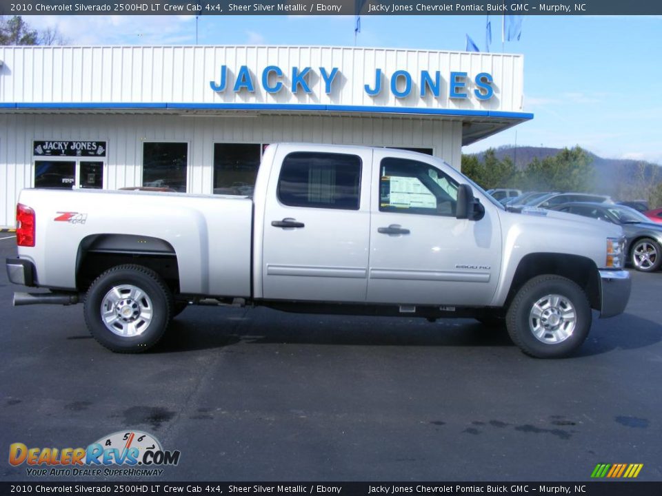 2010 Chevrolet Silverado 2500HD LT Crew Cab 4x4 Sheer Silver Metallic / Ebony Photo #1
