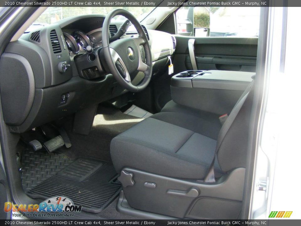 2010 Chevrolet Silverado 2500HD LT Crew Cab 4x4 Sheer Silver Metallic / Ebony Photo #4