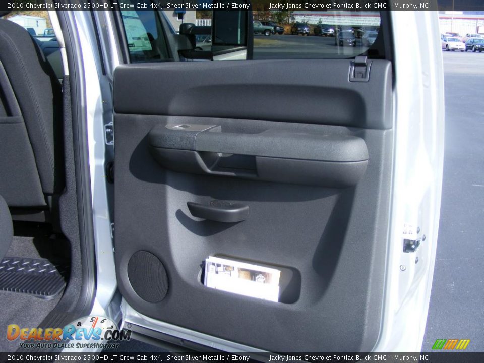2010 Chevrolet Silverado 2500HD LT Crew Cab 4x4 Sheer Silver Metallic / Ebony Photo #7
