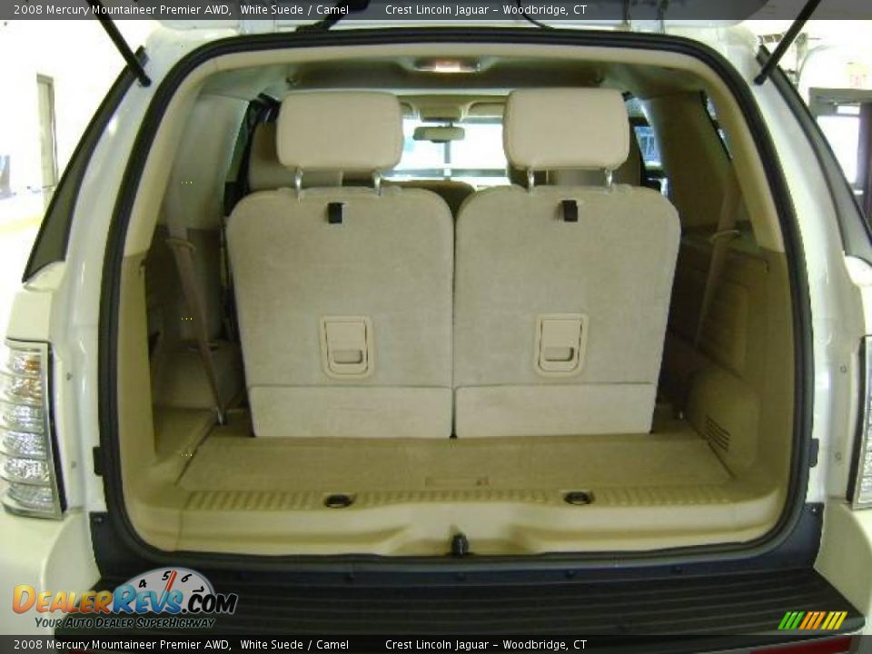 2008 Mercury Mountaineer Premier AWD White Suede / Camel Photo #11